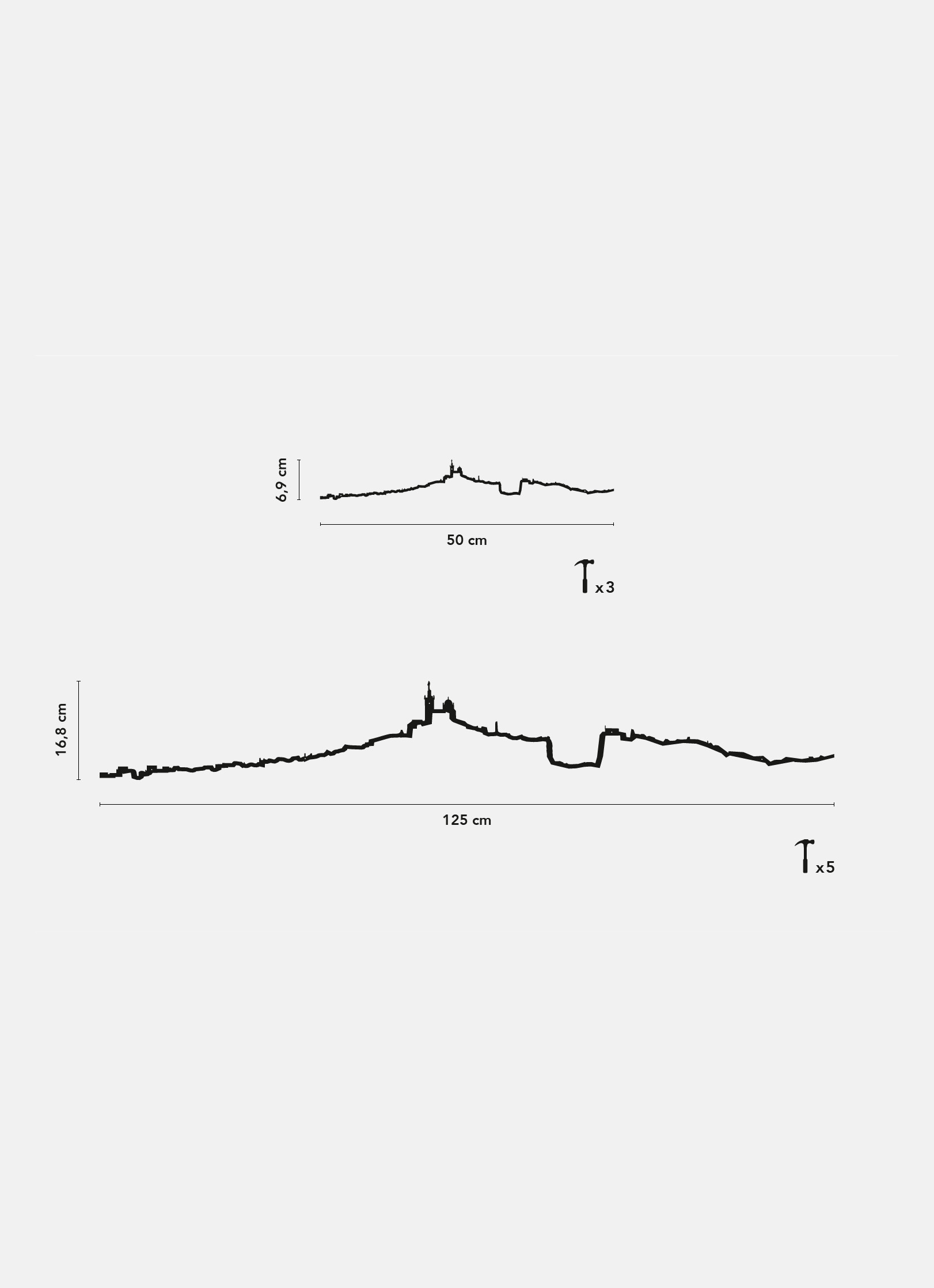 Different dimension of the Marseille XL wall decoration