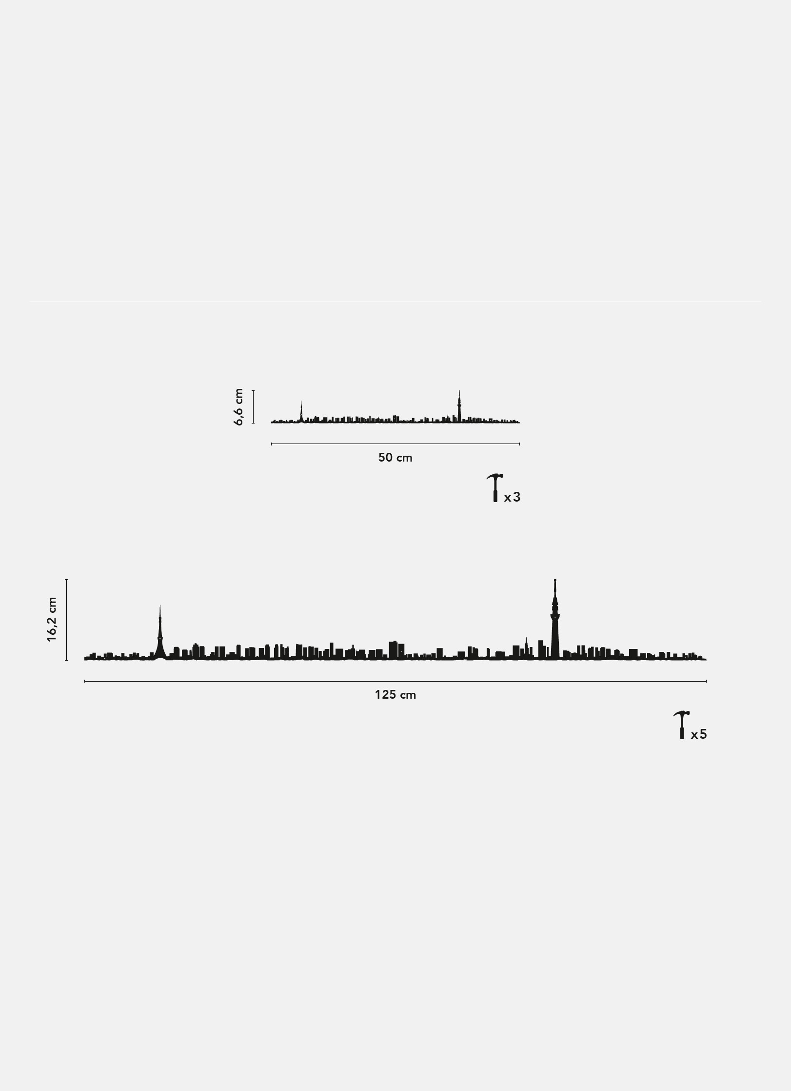 Different dimension of the Tokyo XL wall decoration