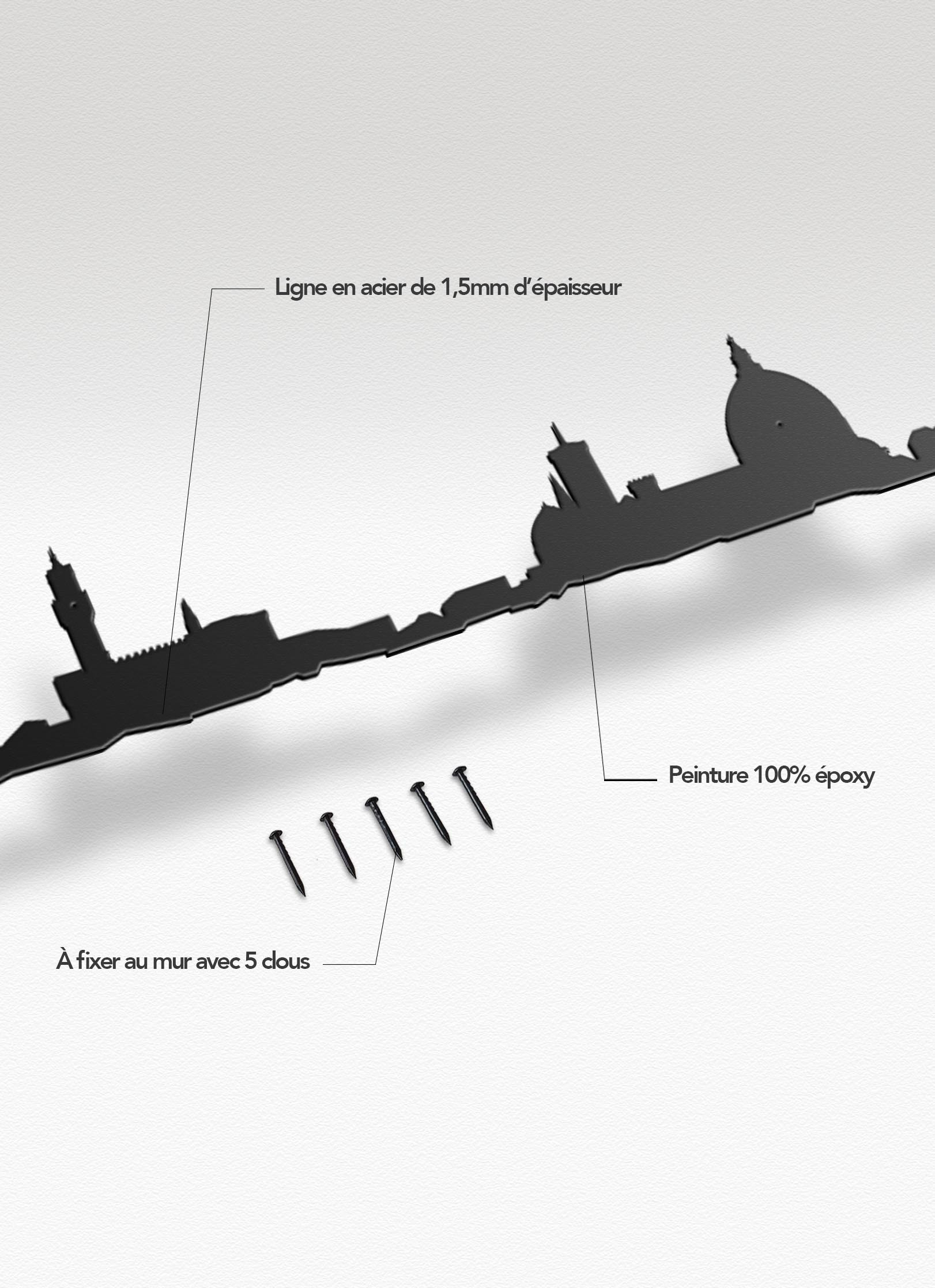 Presentation of the skyline of Florence XL
