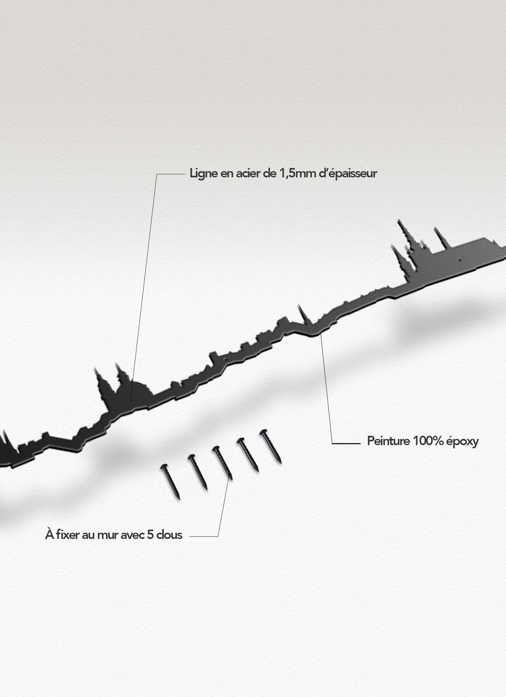 Presentation of the skyline of Prague XL