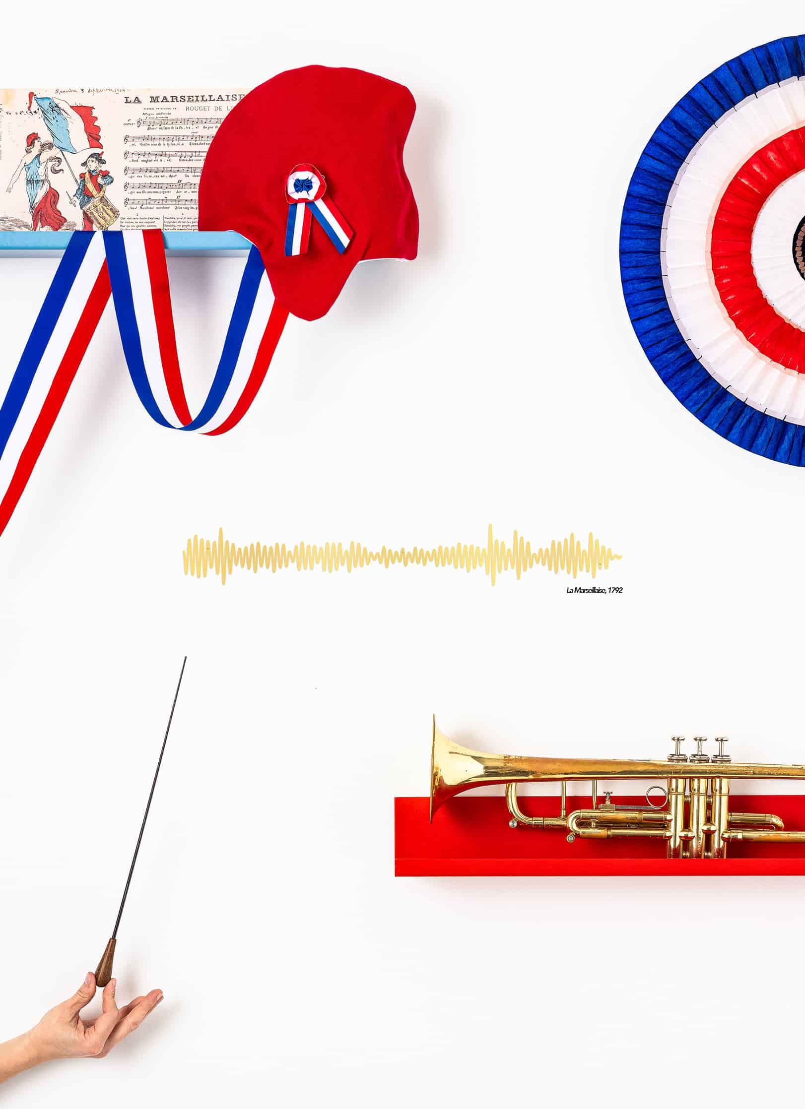 La Marseillaise, Rouget de Lisle doré skyline cliche