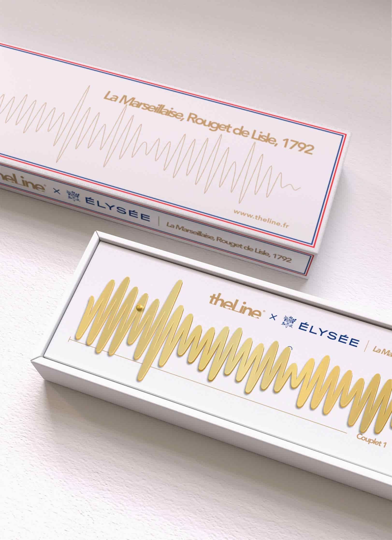 La Marseillaise, Rouget de Lisle doré wall decoration packaging