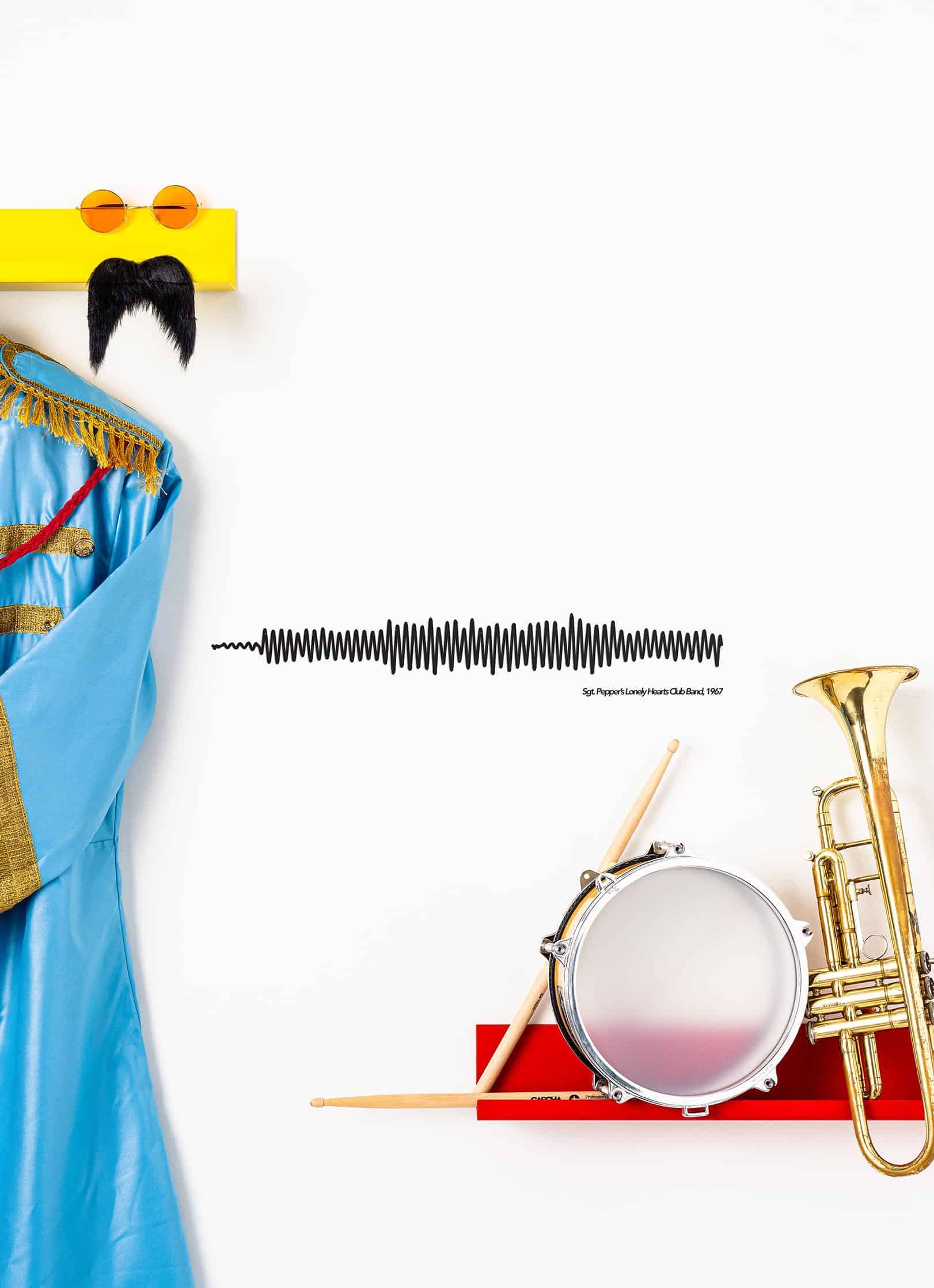 Cliché soundwave de Sgt. Pepper's Lonely Hearts Club Band, by John Lennon & Paul McCartney