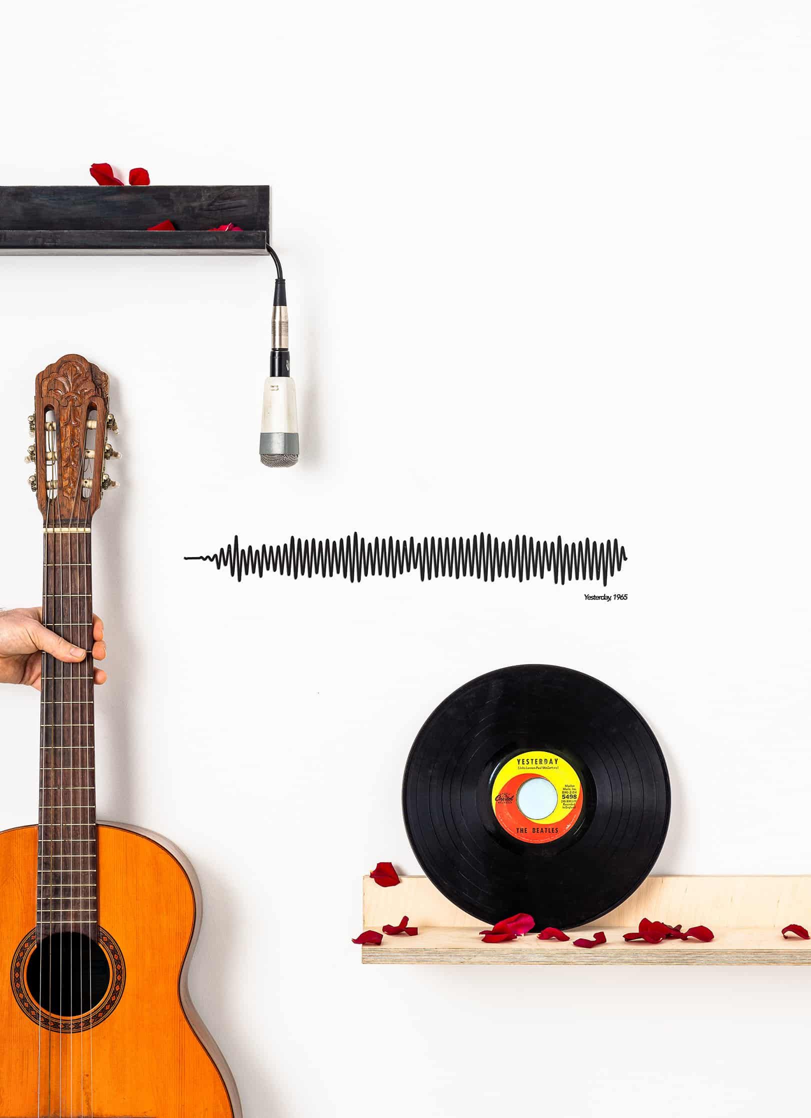 Cliché soundwave de Yesterday, by John Lennon & Paul McCartney