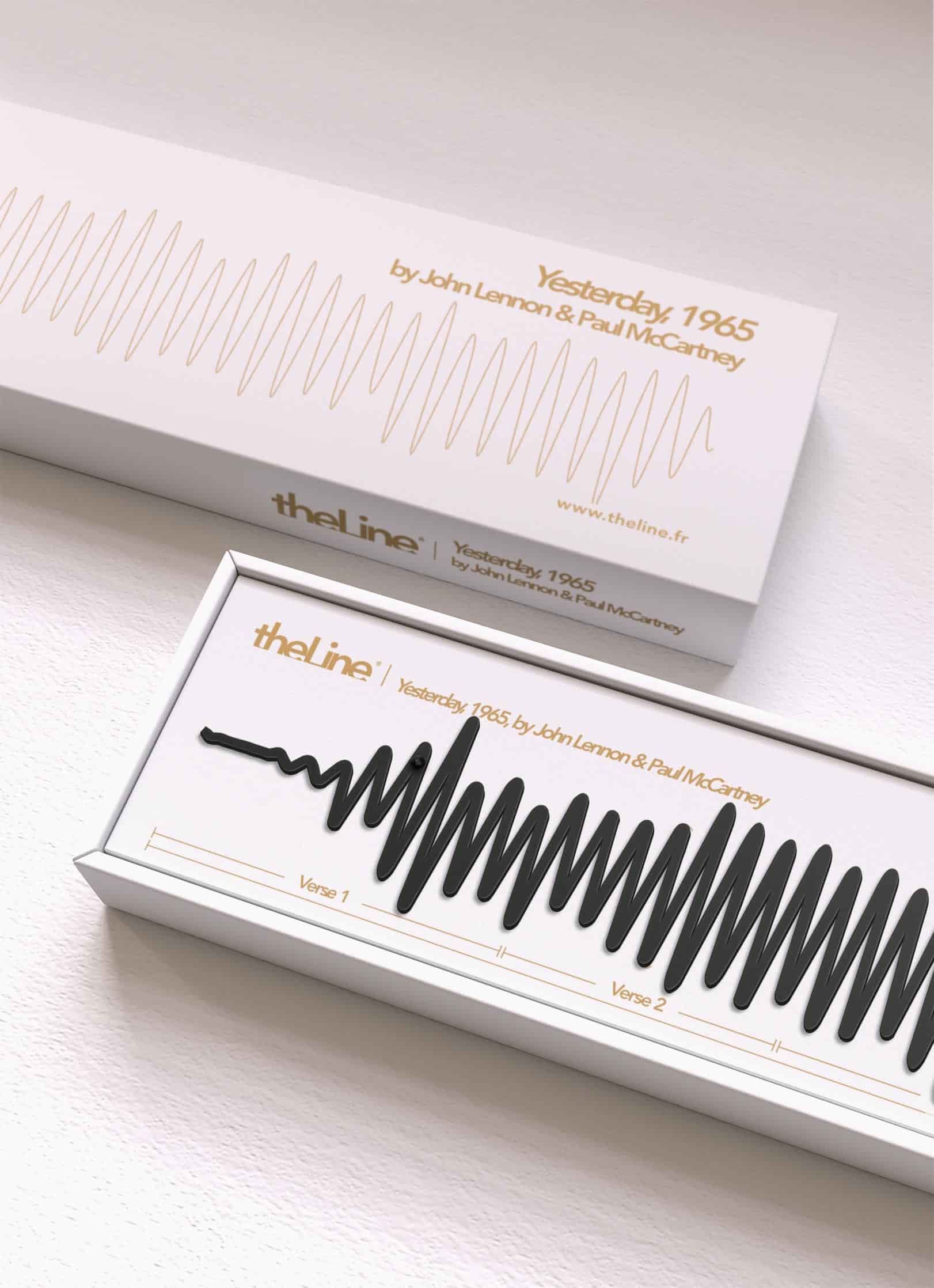 Packaging de la déco murale de Yesterday, by John Lennon & Paul McCartney