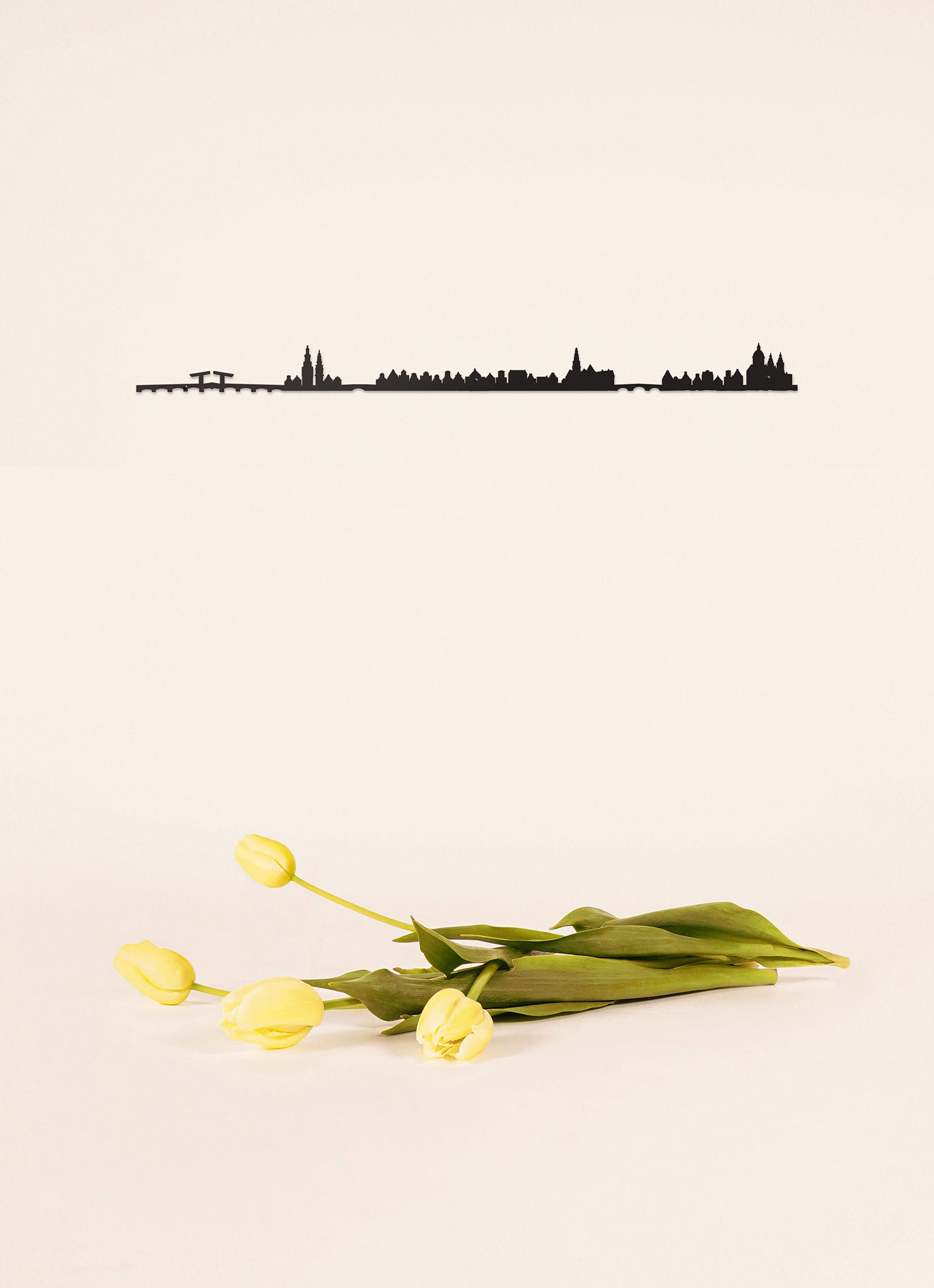 Cliché skyline de Amsterdam