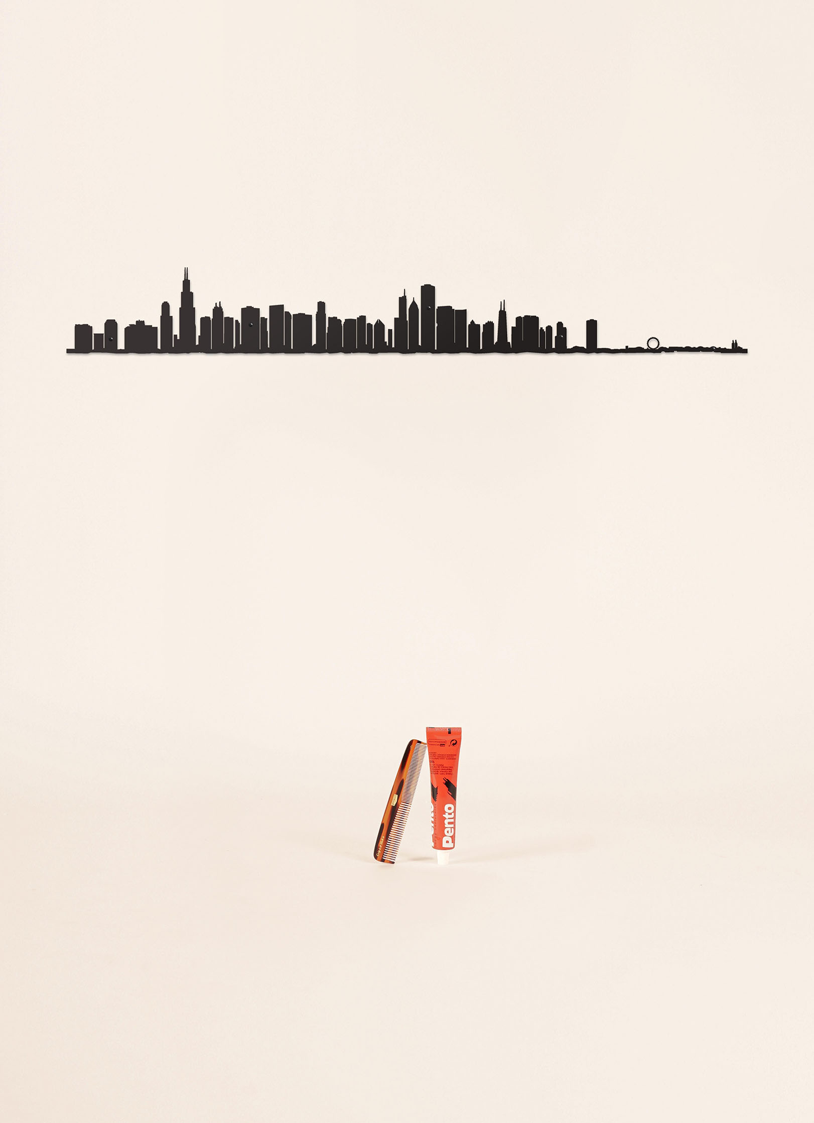 Cliché skyline de Chicago XL