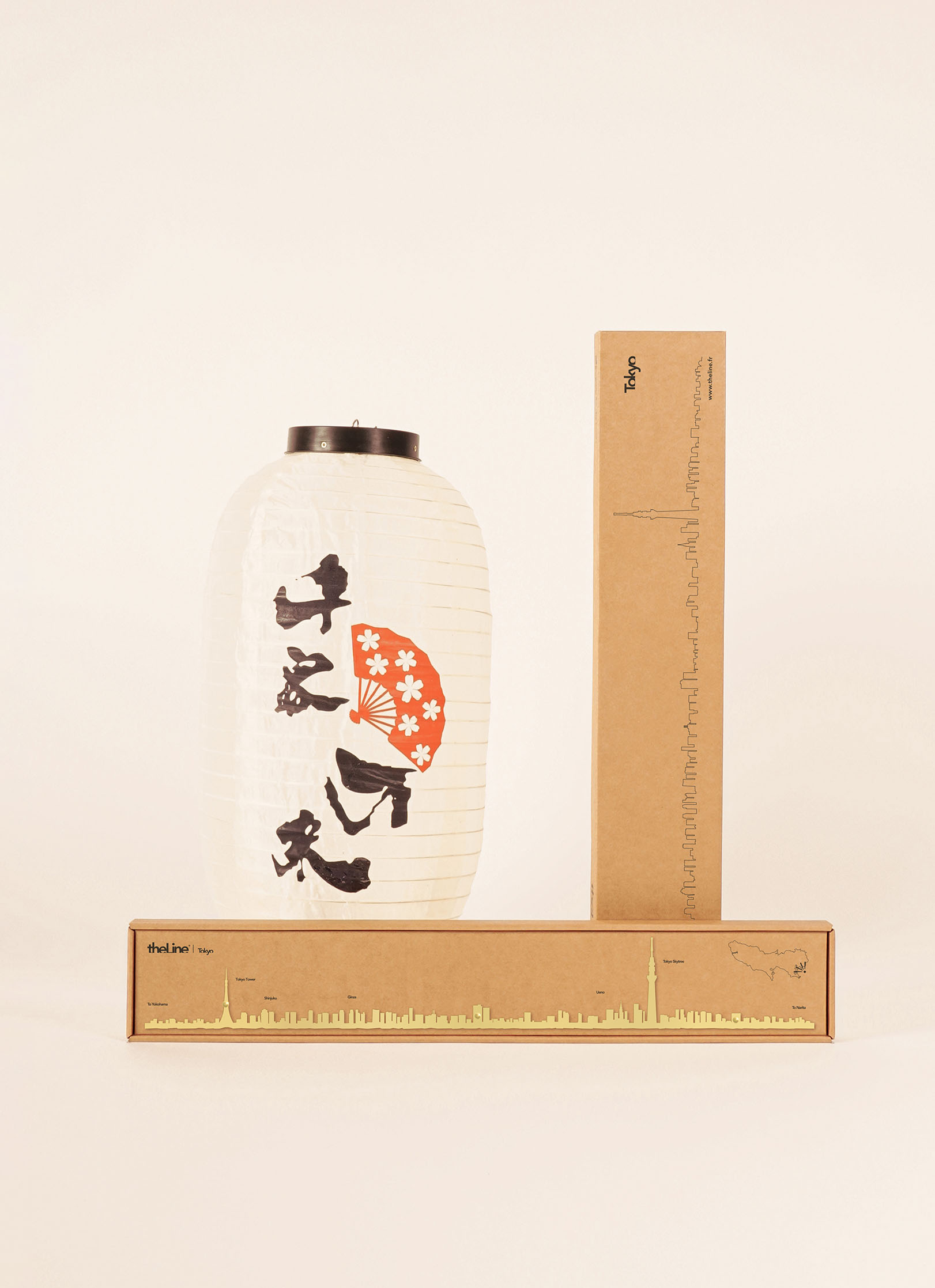 Packaging de la déco murale de Tokyo doré